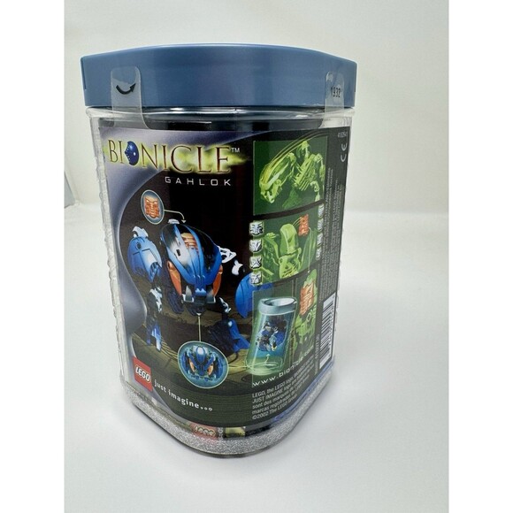 LEGO Bionicle 8562 Gahlok NEW Blue Bohrok Orange Krana Mask FACTORY SEALED - Picture 3 of 6